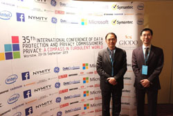 35th International Conference of Data Protection and Privacy Commissioners held at Warsaw, Poland