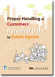 Cover of Proper Handling of Customers' Personal Data by Estate Agents (May 2009) jointly