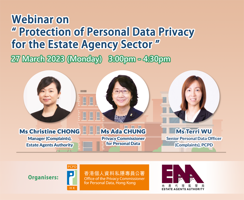 Webinar on “Protection of Personal Data Privacy for the Estate Agency Sector”